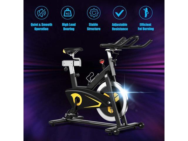 Goplus Magnetic Exercise Bike Stationary Belt Drive Bicycle with