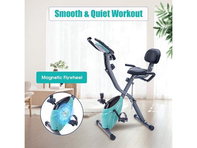 ATIVAFIT Folding Exercise Bike, Magnetic Foldable Stationary Bike, Indoor  Cycling Exercise Bike for Home Workout