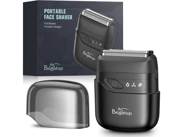 Bright Up Razor Brightup Electric Foil Shavers for Men, Mini Electric Razor for Shaving ...