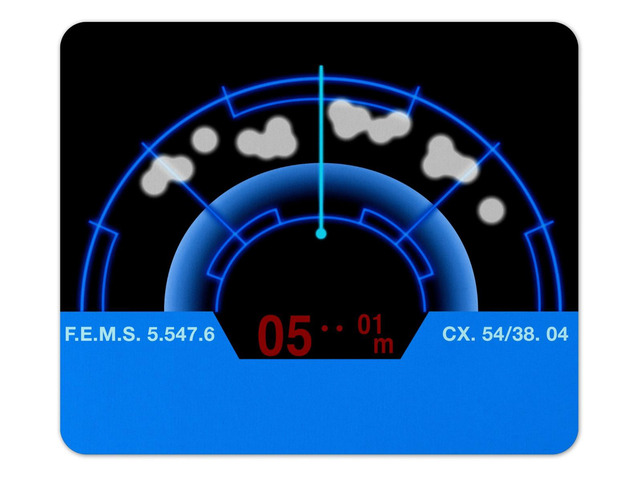 Aliens Colonial Marines Motion Tracker Mousepad 1/4 Thick - Newegg.com