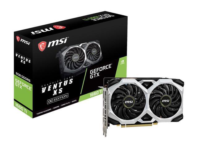 Refurbished: MSI Ventus GeForce GTX 1660 Ti 6GB GDDR6 PCI Express