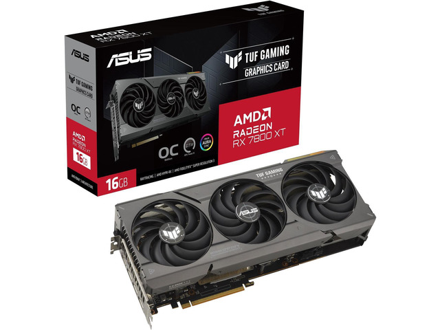 Asus Ryo ASUS TUF Gaming RX 7800 XT, 16GB GDDR6 (PCIe 4.0, 16GB GDDR6, HDMI 2.1 ...