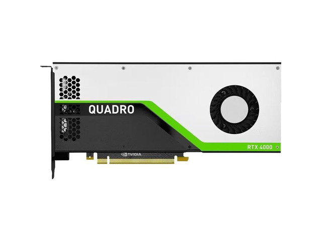 NVIDIA Quadro RTX 4000 8G Graphics Card, Simple package, 256 - bit width, Multi - Resolution Support, Modeling and rendering, Film and Television Post-Production, Active Cooling