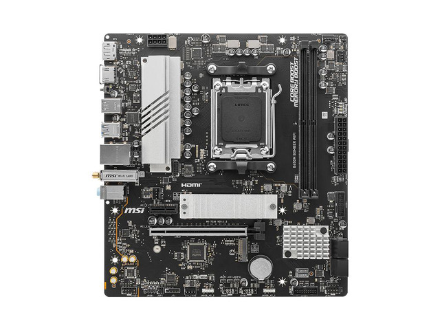 MSI B650M BOMBER WIFI Motherboards, supports 7900X3D/7800X3D/7600X3D (AMD B650/AM5 interface)