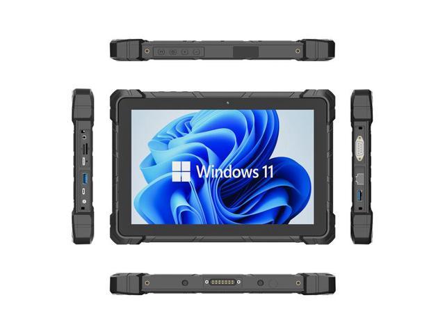 HIGOLEPC  Rugged Windows Tablet 10.1" FHD Sunlight Readable, Windows 10 Pro, 4G LTE GPS, Intel Quad-Core - 8GB RAM/128 GB ROM - IP67 Waterproof