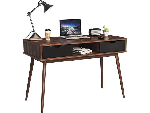 KYNEULIFE Computer Desk with Storage Shelves, 47 inch Home Office