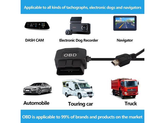  XMSJSIY OBD Power Cable for Dash Camera Type C OBD2