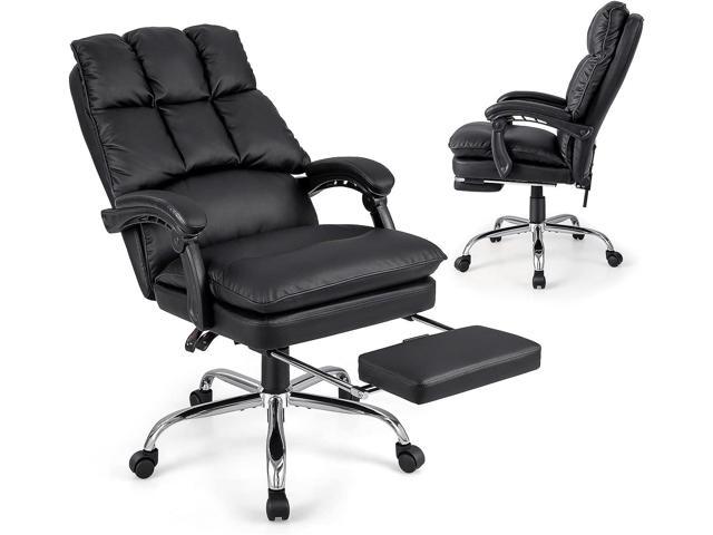 Giantex High Back Mesh Office Chair, Ergonomic Executive Chair w/Adjustable  Reclining Angles, Lumbar Support & Coat Hanger, Rolling Computer Desk Chair,  Grey 