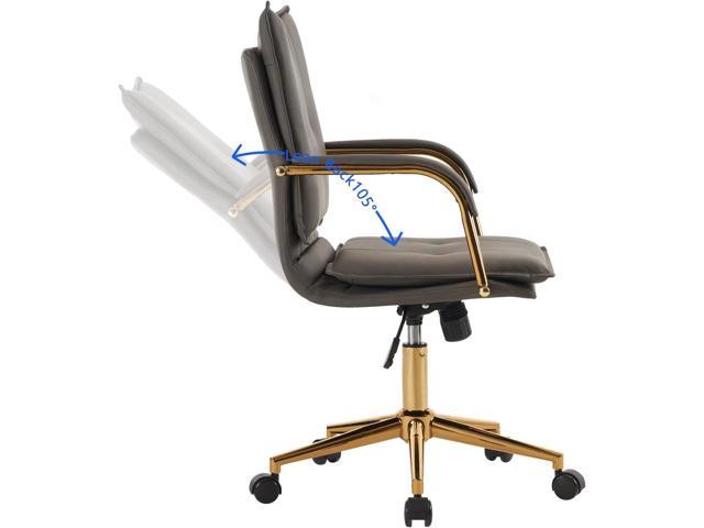 YOUTASTE Office Chair Modern Armless Desk Chair, Height Adjustable