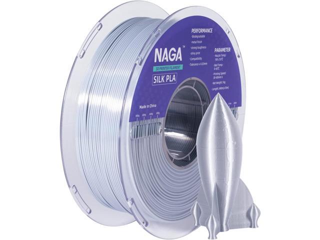 Frost White PLA+Silk Filament - High Quality 3D Printing Filament