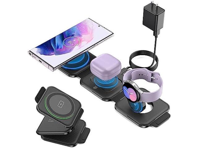 Pocket Wireless Charger for Samsung Android Phone, Fast Foldable Travel Wireless  Charging Station Stand Compatible for Samsung Galaxy Watch/Buds Pro/for Samsung  S23 Ultra/S22/S21/Z Flip 4/3 Fold 4/3 - Newegg.com