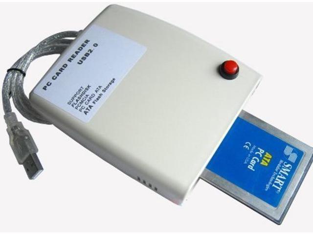 ATA PCMCIA Memory Card Reader Card 68PIN CardBus To USB 2.0 Adapter converter