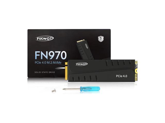 FikwotFN9701TBM.22280PCIeGen4x4NVMe1.4InternalSolidStateDrivewithHeatsink-Speedsupto7,400MB/s,ConfigureDRAMCache,CompatiblePS5InternalSSD