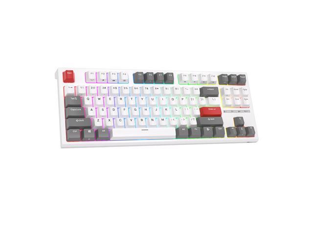 RK ROYAL KLUDGE R87 Wired Mechanical Keyboard 87 Key RGB Backlit Hot ...