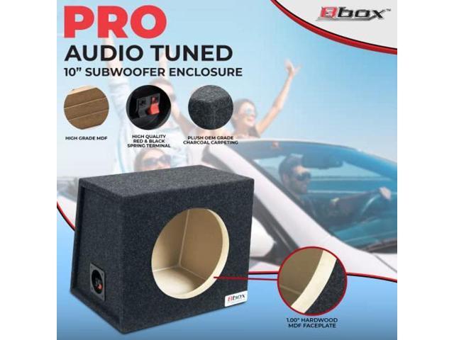 Bbox Single 10 Inch Subwoofer Sealed Enclosure - Car Subwoofer Box