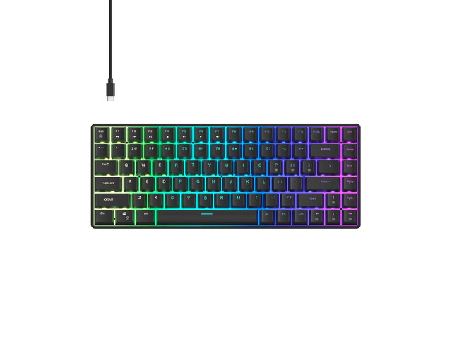 FOXXRAY HKM-S93 Hot-Swappable Mechanical Keyboard with Blue Switch, RGB ...