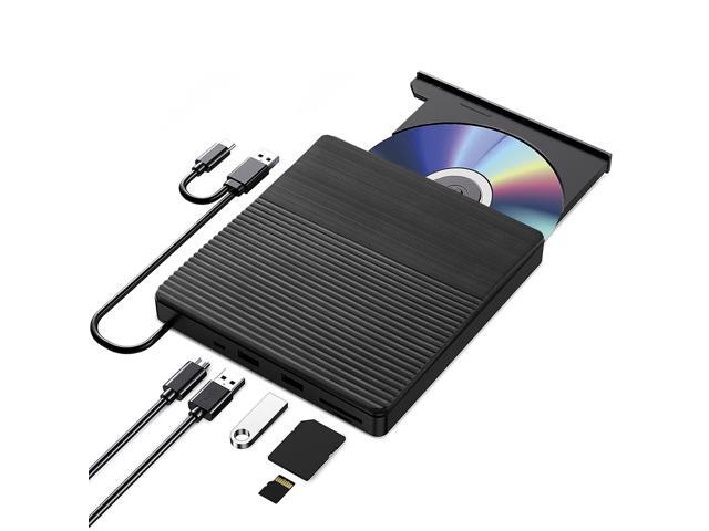 TEIMA CD DVD Drive USB C USB 3.0 CD/DVD +/-Rw Drive CD ROM Burner ...