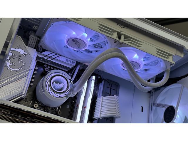 Valkyrie V12 Reverse PC Case Fan - White 120mm - High Airflow 75CFM ...