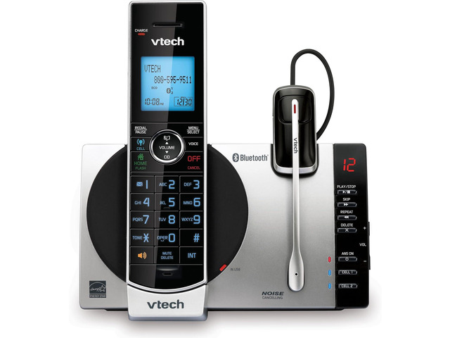 Phone with Answering Machine with DECT 6.0 Headset, Bluetooth, Connect ...