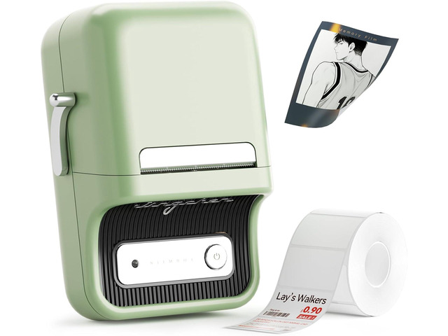 B21 Pro Sticker Printer, 300DPI, Fun APP, Portable Inkless Label ...