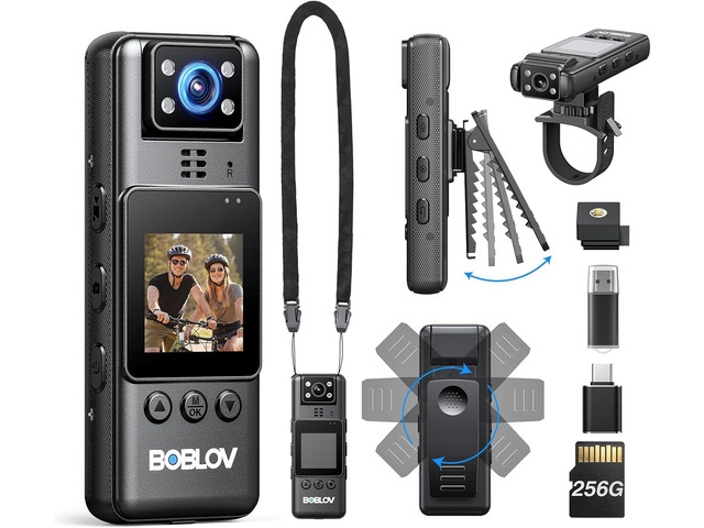 Body Camera with Video and Audio Recording 256G A23 Compact Bodycam up ...