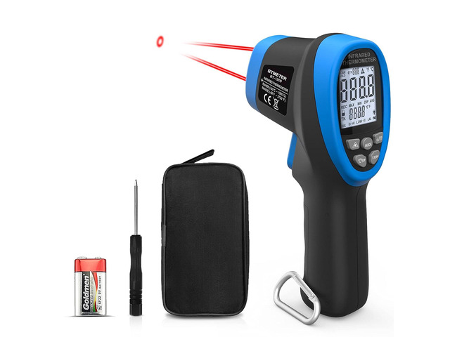 BT-1500 Non-Contact Pyrometer 30:1 Industrial Laser Thermometer Gun ...