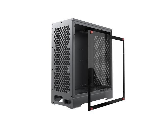 ZZEW C1 MATX/ITX Computer Case Revised Full Aluminum Silver Micro ATX ...