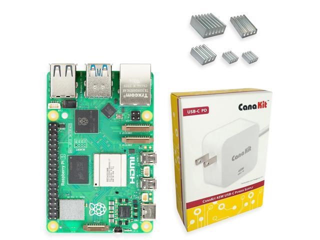 CanaKit Raspberry Pi 5 Basic Kit (8GB RAM | NO SD Card) - Newegg.com