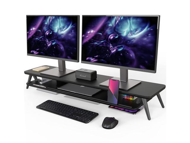 Fenge Dual Monitor Stand, Monitor Stands Riser For 2 Monitors, 42.5 ...