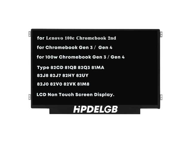 HPDELGB for Lenovo 100e Chromebook 2nd 3nd 4nd Gen / 100w Gen 3 4 Type ...
