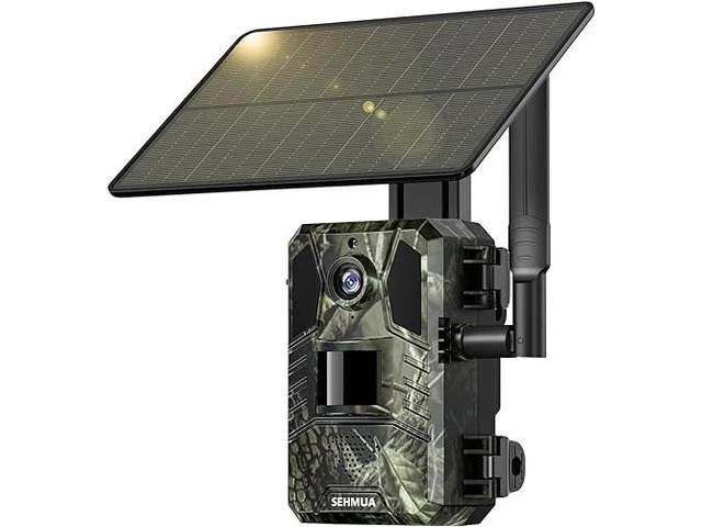 4G LTE Trail Cameras 3rd Gen Live Streaming Camera - GREEN CAMO ...