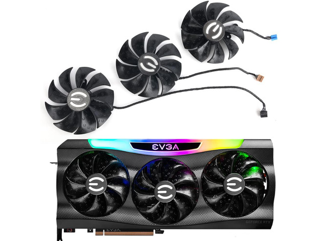 Video Card Fan GPU VGA Graphics Cooler For ZOTAC GTX 1660 SUPER 1660S GTX1660Ti 1660Ti Twin Fan 6gb,2Pcs/Set,GA82S2H GA72S2U - 7