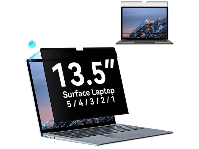 Computer Side Privacy Privacy Filter Compatible with 13.5 Inch Surface Laptop 5/4/3/2/1,Easy ...