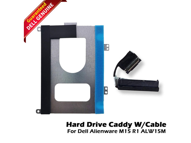Dell Alienware M15 2.5 SATA3 Hard Drive Caddy kit W/Cable 68WXJ PCYYV ...