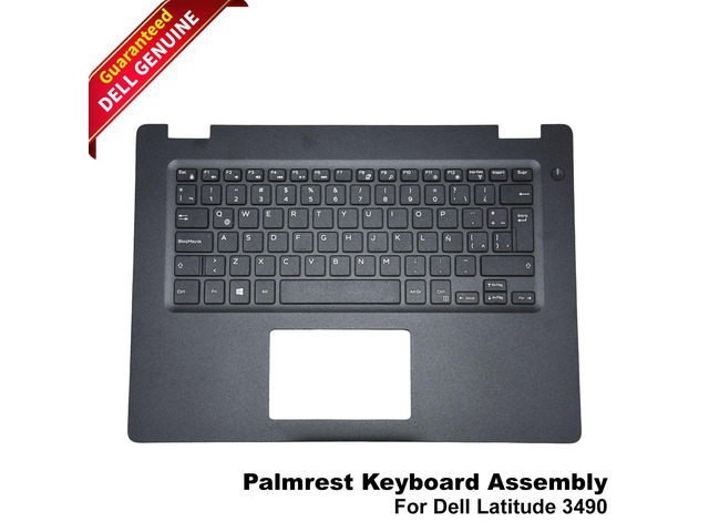 Dell Latitude 3490 Spanish Palmrest Keyboard Assembly 599G2 MMC2D ...
