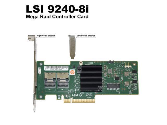 LSI MegaRAID 8-Port 6Gb/s SAS SATA PCIe 2.0 x8 RAID Controller with ...