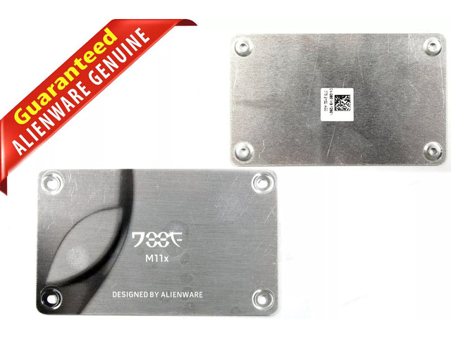 Dell Alienware M11X R1 & R2 Laptop Metal Plate Name Badge Replacement ...
