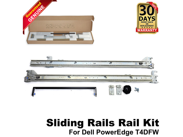 Dell Server Rack Rails Installation Dell PowerEdge R940XA 2U Sliding Rail Kit T4DFW Heavy-Duty Server Rack ...