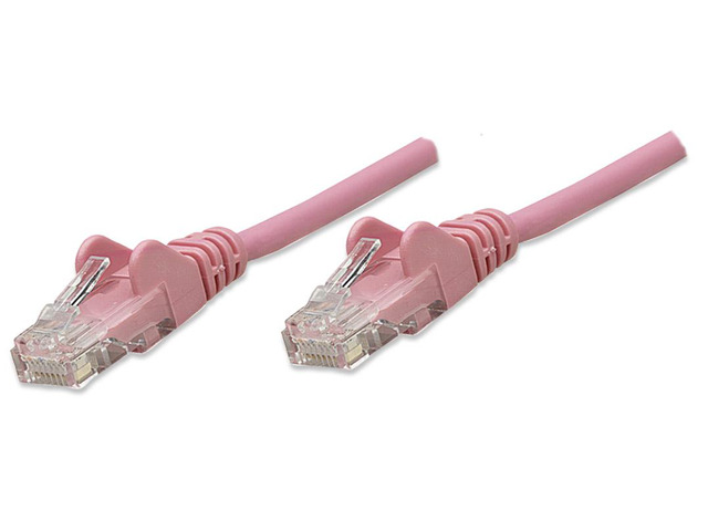 Pink Network Cable Intellinet Network Cable, Cat6, UTP, RJ45 Male / RJ45 Male, 30.0 m (100 ...