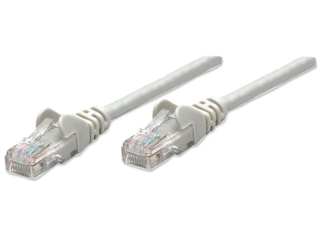 Intellinet 345590 Cat 5e UTP Gray 0.5 ft. Snagless Boot Patch Cable ...