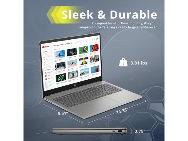 HP 15.6 Full HD Chromebook Plus Laptop Intel Core i3 8GB Memory