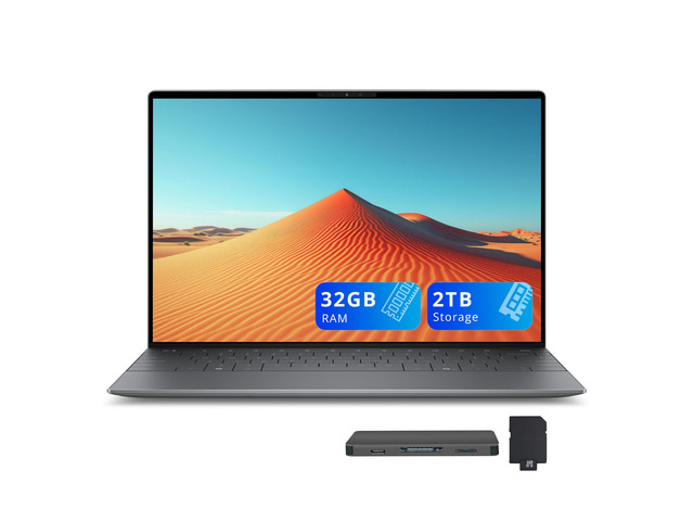 Dell XPS 13 9345 13.4" FHD+ Laptop, Snapdragon X Elite X1E-80-100, 32GB ...