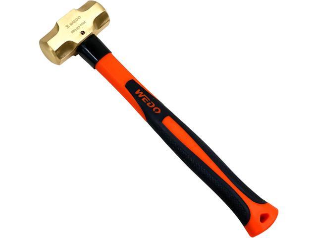 WEDO Brass Sledge Hammer With Fiberglass Handle, Non-Magnetic, Die ...