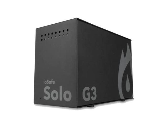 ioSafe Solo G3, 3TB Black, Fireproof/Waterproof External Storage; USB 3 ...