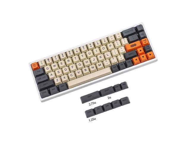 YMDK 61 64 68 DSA Profile 9009 Dye Sub ANSI ISO AZERTY QWERTZ España Reino Unido Francés Alemán Italiano Keyset PBT Keycap Para Teclado MX (conjunto ISO Francés