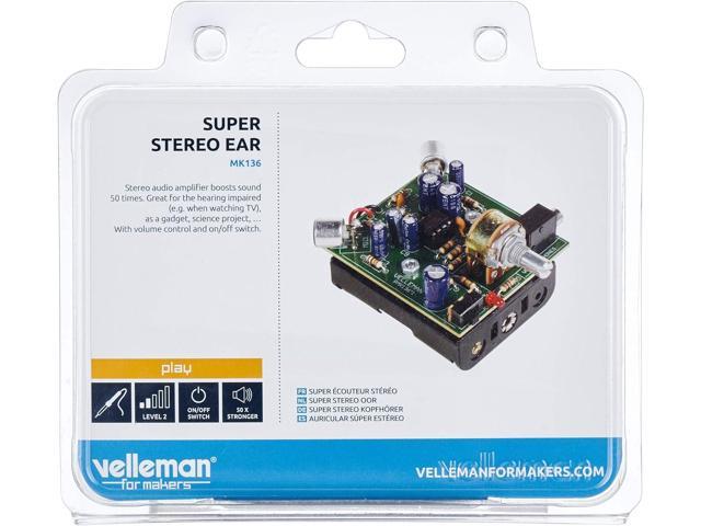 Velleman, Inc Super Stereo Ear MiniKit MK136 Entry Level Audio ...