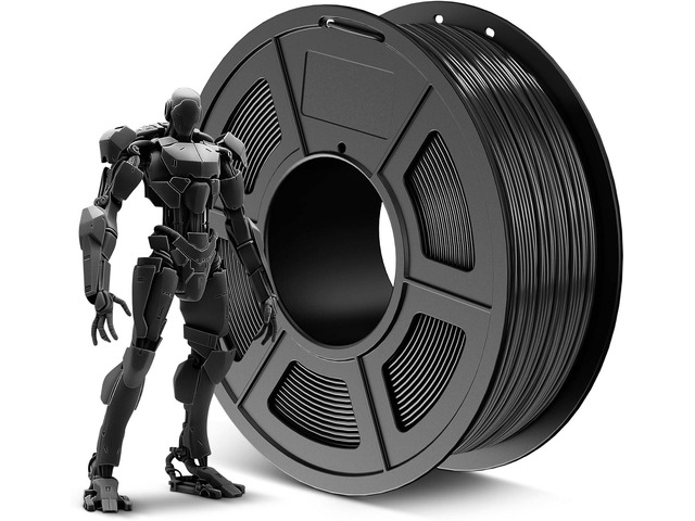ABS Filament 1.75mm Heat Resistant Durable Black 3D Printing Filament