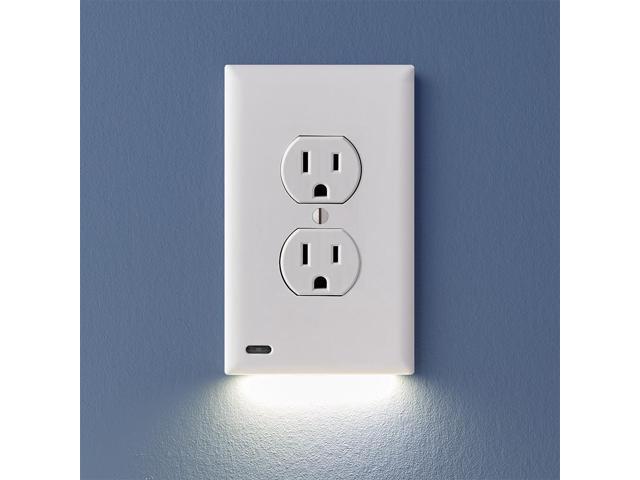 SnapPower GuideLight 2 Outlet Cover - Replaces Plug-In Night Light ...