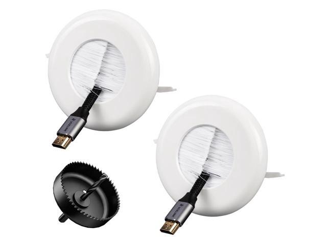 VCELINK Brush in Wall Cable Management Kit for Wall Mounted TV, Cord ...