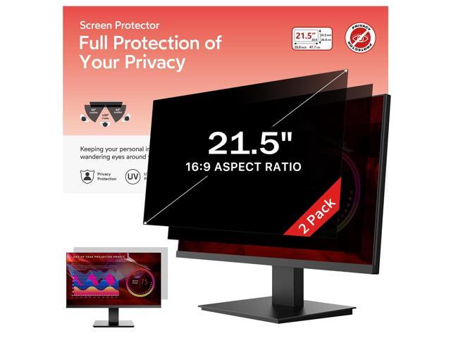 bersem 2 Pack 21.5 Inch Monitor Computer Privacy Screen Filter for 16:9 ...